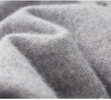 Men's POLO Collar Knitted Pullover Sweater 100% Cashmere Long Sleeved Shirt Casual Business Solid Color Men's Tops Autumn Winter