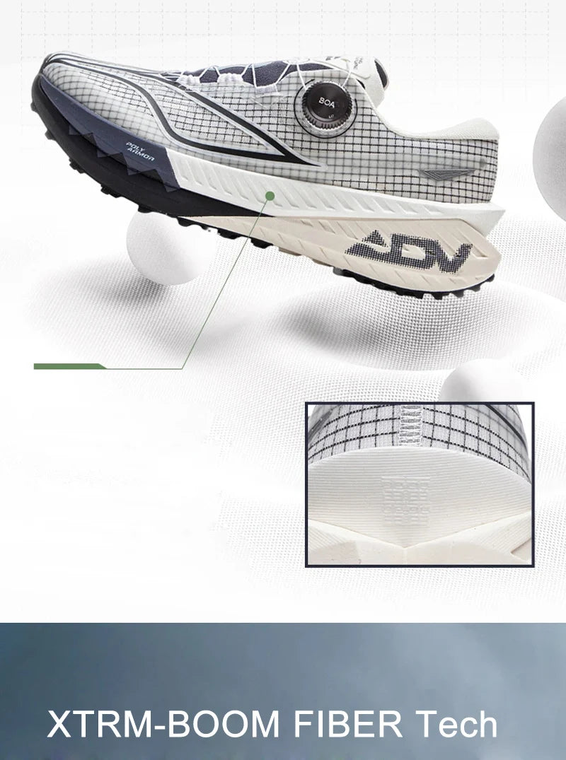 Li-Ning Men DI LU PRO V2 Trail Running Shoes BOOM Cushion CARBON-FIBER PLATE Reflective LiNing Wearable Sneakers ARNV003