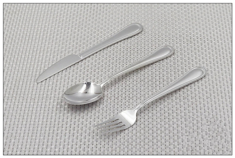 Western tableware set sterling silver 99.9% coffee spoon sugar tea dessert kitchen steak spoon knife and fork coffee tea spoon