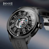 BEXEI 2025 skeleton synthetic sapphire manual tourbillon mechanical movement wrist watch for men Luxury  waterproof Reserve 36H