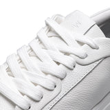 MOOQDAAX 2025 Spring Autumn England Style Fashion Genuine Leather Cowhide Casual Vulcanized Pure White Shoes Sneakers Woman