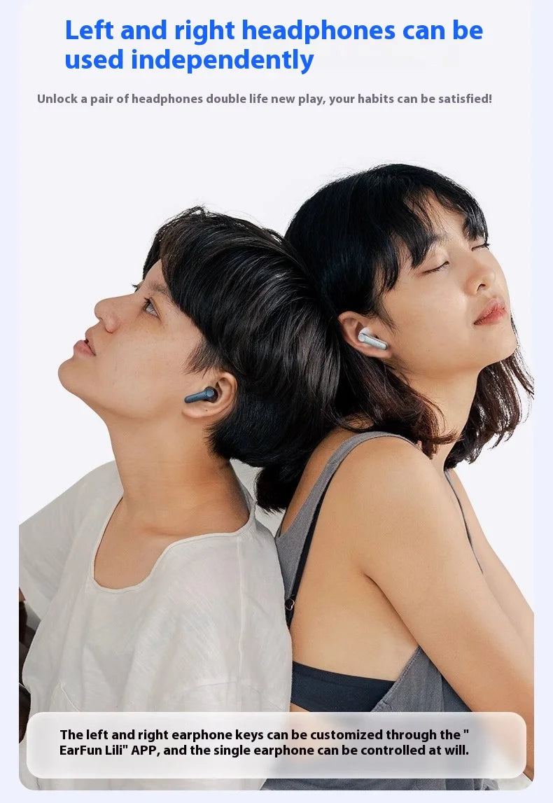 EarFun Air Pro 4 Wireless Earphone Active Noise Reduction HI-FI Bluetooth5.4 Earphones E-sports IPX5 Waterproof PC Gamer Headset