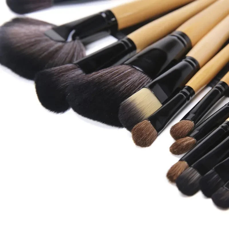 24 pcs Makeup Brush Sets Professional Cosmetics Brushes Eyebrow Powder Foundation Shadows Pinceaux Make Up Tools