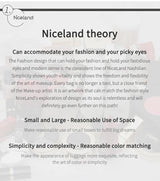 Makeup Train Case Aluminum Alloy Case Pedicure Tool Box with Handle Cosmetic Box Portable Makeup Case Organizer