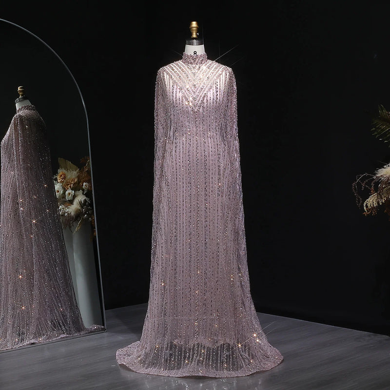 Sharon Said Luxury Dubai Caftan Abaya Kaftan Arabic Evening Dress 2025 Elegant Women Wedding Formal Party Gowns SS691 Customized