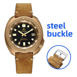 ADDIESDIVE AD2104 Retro Men's Watch CUSN8 Bronze Case Sapphire Automatic Mechanical Watch Watches Waterproof Luminous Wristwatch