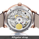 TOPHILL Tourbillon Watch for Men Automatic Movement Luxury watch Power reserve 5Bar Waterproof Sapphire glass