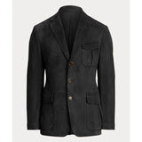 Men's Blazer Suede Casual Jacket Retro Design Single Breasted Notch Lapel Warm Coat For Autumn Winter Coat Formal Business Suit